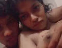 Amateur Indian girl with big breast shows them off