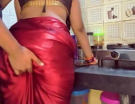 Stepson of Indian hot stepmother catches her having sex with her boyfriend.