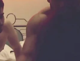 Shweta Mishra in a threesome adult scene in the Charmsukh series