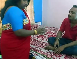 A slutty Bengali wife has sex with a black man while her husband is at work.