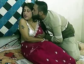 Beautiful Indian house wife in hot sex scene with NRI husband