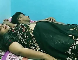 Young Indian stepsister gets a gooducking at midnight. Real Indian hot sex