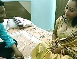 Beautiful Indian wife has great sex with her husband and shows her big boobs.