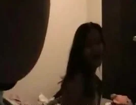 Sensitive clitoris caressed by an obedient office worker