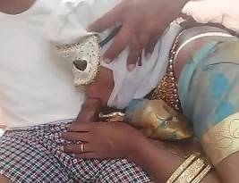 Hairy and hot desi threesome with step son and girlfriend